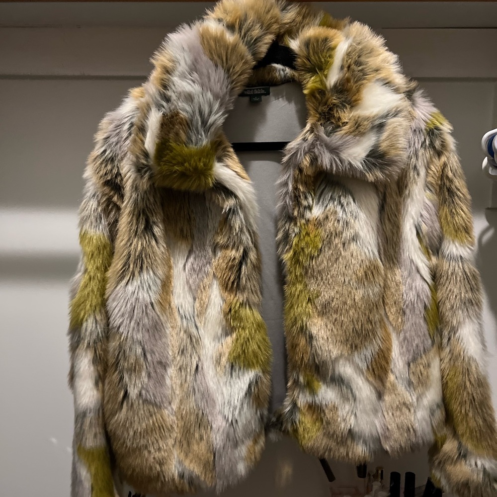 Funky faux fur coat